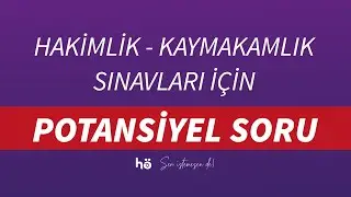 Kentsel Dönüşüm Başkanlığı - Hakimlik ve Kaymakamlık Sınavı - Potansiyel Soru - CB Kararnamesi