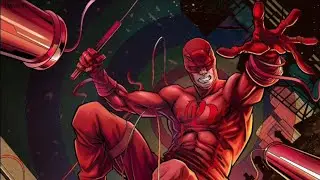 Marvel daredevil comic book sketch colouring