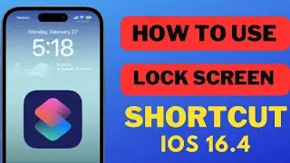 Функция быстрого доступа на экране блокировки iOS 16.4 😱😱