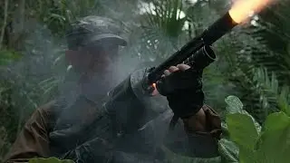 Poncho's Multi-shot Grenade Launcher from Predator