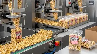 Inside a Modern Popcorn Factory: From Whole Corn to Seasoned Snack Packs (Full Process)