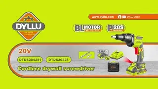 Шуруповерт для гипсокартона на аккумуляторе Li-Ion 20В/1*2Ач DYLLU DTDS204285
