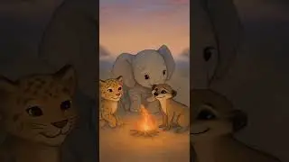 Little Elephant Episode 9 🐘 | Her Christmas Name &mdash; A Gentle Song for Children #Shorts