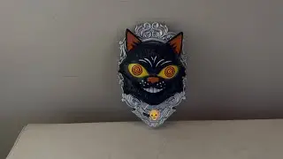 Gemmy Halloween Animated Micheal&rsquo;s 2025 Cat Doorbell Talking Laughing Haunted 