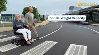 Golden Technologies CarryOn Foldable Power Wheelchair &ndash; Lightweight, Compact & Travel Approved