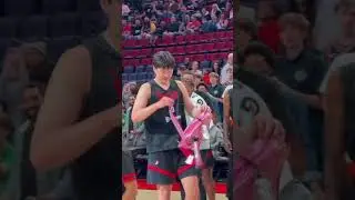 Yang Hansen Too Funny In Practice #yanghansen #nba #portlandtrailblazers #china #cba