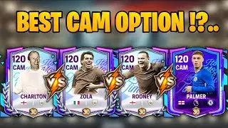 115 Zola VS Charlton VS Rooney VS Palmer - Best CAM in FC Mobile !?