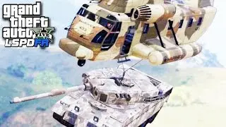 GTA 5 LSPDFR SP #210 - Stolen Tank