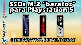 Lexar NQ790 vs Lexar Ares vs Fanxiang S880. Comparativa SSD “baratos” M.2 para PC y Play. AliExpress