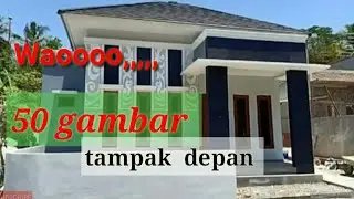 Tampak depan rumah minimalis