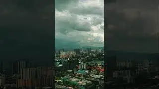 Timelapse Magic 🪄 Amazing cloud formation over Titiwangsa Lake #timelapsemagic