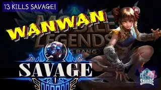 Wanwan savage montage 13 KILLS || wanwan best build for ranking