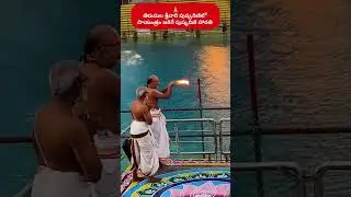 పుష్కరణి హారతి...tirumala tirupathi devasthanam TTD #viral #viralvideo #youtubeshorts #devotional