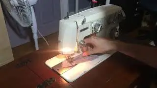 Vintage White 2468 Zig-Zag Sewing Machine (Elgin, Dressmaker) - Serviced!
