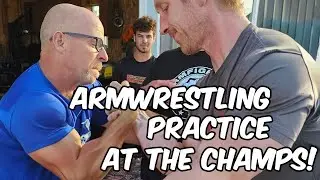 Armwrestling Practice At Multiple Time World Champion Matt Bourdon's!  Do You Have What It Takes?
