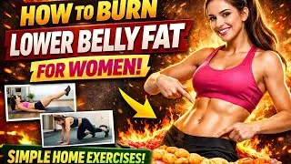 How to Burn Lower Belly Fat for Women | Proven Home Exercises That Work #healthtips #bellyfat 