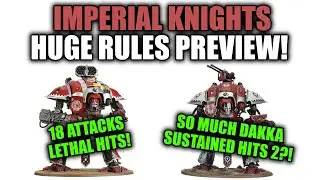 Imperial Knights Look STRONG! Some AMAZING Detachment Rules! │ Warhammer 40k 10th Edition