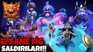 🔴CLASH OF CLANS EFSANE LİG SALDIRILARI!! Clash of Clans