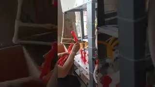 Semi auto bubble water stick filling capping machine