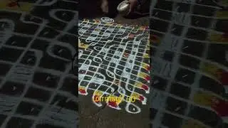 மார்கழி 30 pulli kolam 19×1💮@Allinonebeautifulworks#margazhirangolikolam#rangoli#kampikolam#muggulu
