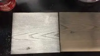 Barn wood looking Red Cedar stained with Weatherwood top coated with Pickling White Tint