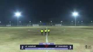 FOOTBALL |  SEMI FINAL 1 | KANPUR vs DHANBAD | 30TH INTER-IIT STAFF SPORTS MEET - IITH
