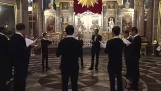 Le Choeur d'Hommes des Petits Chanteurs de Bordeaux.