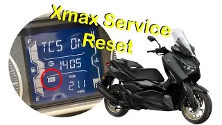 Сброс сервисного обслуживания Yamaha Xmax. Замена масла и сброс напоминания о замене клинового ре...