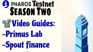 Pharos Testnet Season Two | Primus lab send, Spout finance, Brokex, Bitverse, Stake.