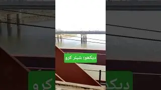 Train Crossing River Bridge 🚆🌉 | Beautiful Track Sound | Pakistan