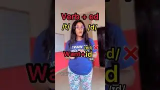 Pronunciation of words ending in T and D. Past tense