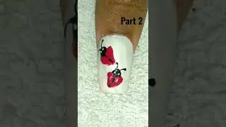 #bug 🐞🐞nail art--part-2 #trending #nailart #art #youtubeshorts