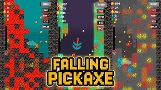 Falling Pickaxe Live #shorts #minecraft #live