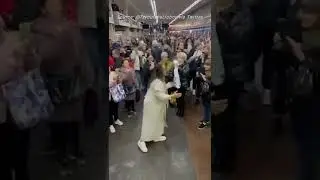 Ukrainians sing in defiance whilst sheltering from missile assault
