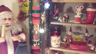 Vintage christmas display 40s 50s 60s 70s