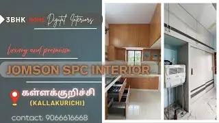 SPC INTERIOR | KALLAKURICHI | JOMSON | 3BHK. #kallakurichi #jomsonspcinteriors #jomsonupvcinteriors