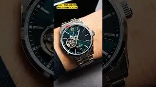 ĐỒNG HỒ #ORIENT STAR SEMI SKELETON DIAL XANH NGỌC LỤC BẢO TUYỆT ĐẸP RE-AT0002E #REAT0002E00B
