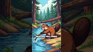 beavers river architects #beaver #funfacts #aivideo #nature
