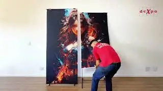 montagem Porta banner articulado