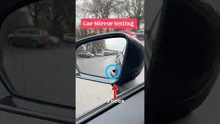 how to adjust your car mirrors #shorts #viral