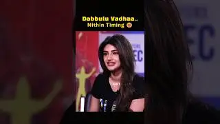 Sreeleela about her Boyfriend funny interview with Nithin 😂 #sreeleela #troll #funny #shorts