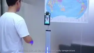 Automatic Temperature Screening Device by DeepvisionAI (Amplus Solutions)