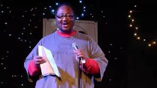 Marcus Simms at Out Loud HSV Poetry Slam Sunday