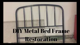 | DIY Metal Bed Frame Restoration | Carissa Cantu