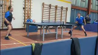 #pingpong #tennistavolo Tt Banfi -Asca Tt Cassano. Scambio on Fire Mondini Lambertini🏓