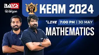 Maths | Ace 11 | Keam Public Live | Aegon | Rays Keam | 2024