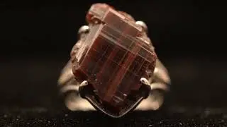 🤯 Raw Brookite Crystal Transformation: From Stone to Ring (ASMR) | Full Process