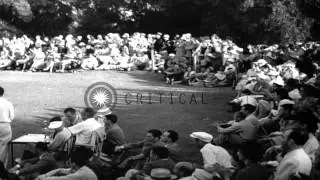 Miami Open golf tournament in Florida. Professional golfers compete for ten thous...HD Stock Footage