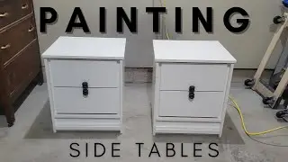 PAINTING THESE SIDE TABLES!