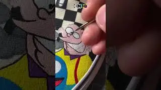 Iconic Cartoons + Iconic Vans ⬛️⬜️ 🎨#CN30 #CartoonNetwork #vans #shoes #customshoe #shorts